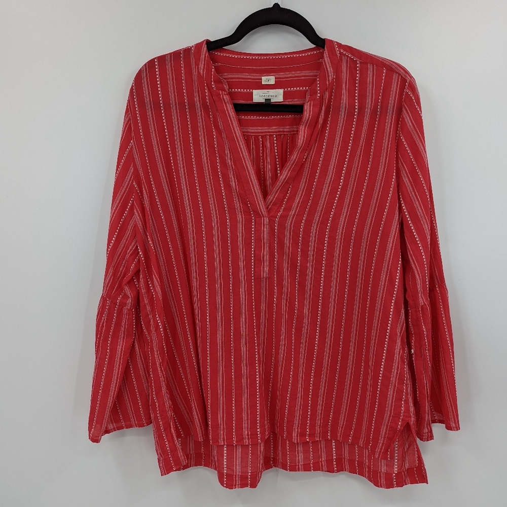 LOFT The Softened Bell Sleeve Top